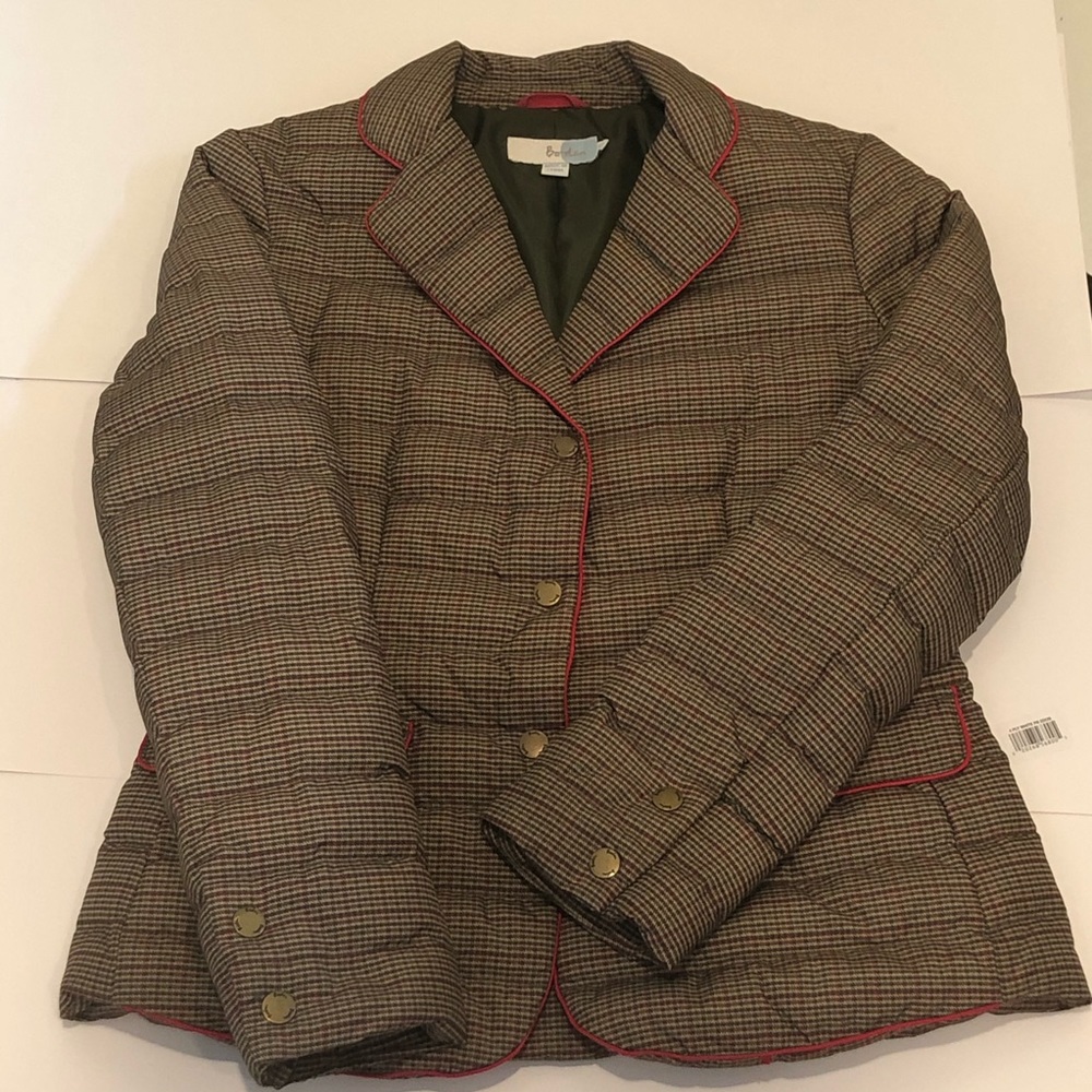 Boden Down Plaid Blazer